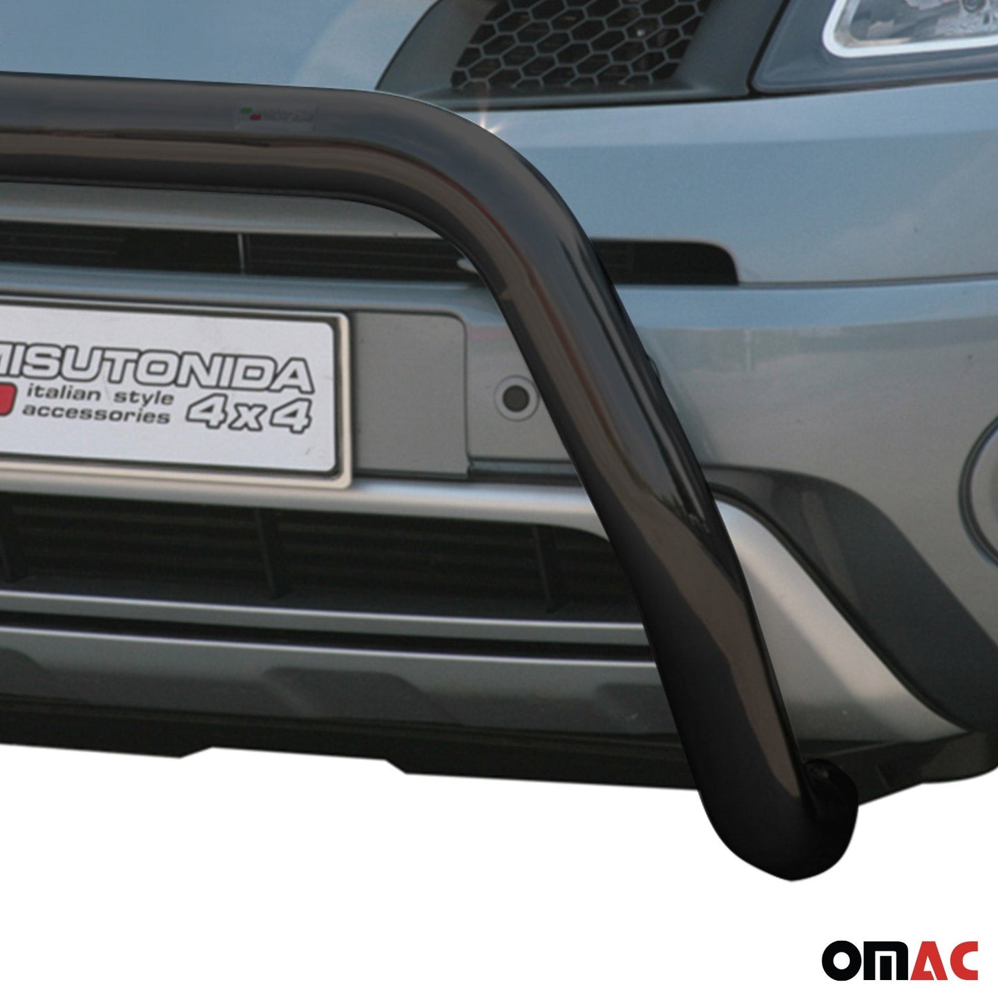 Bară de protecție/buton față pentru Renault Koleos 2008-2011, ø76mm, oțel, negru