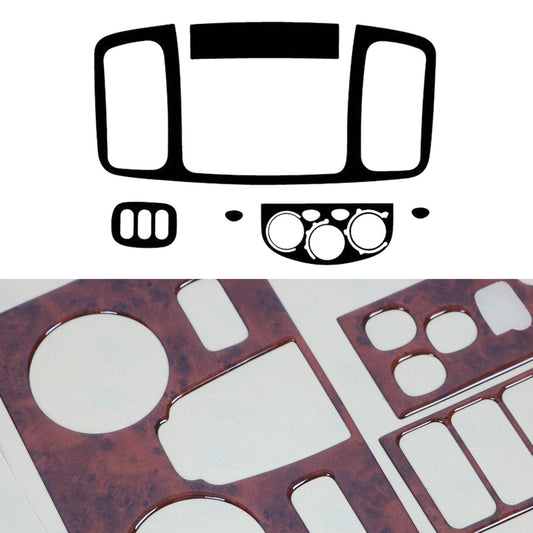 Listwa wykończeniowa kokpitu do Renault Trafic i Opel Vivaro, imitacja drewna, zestaw 6 elementów