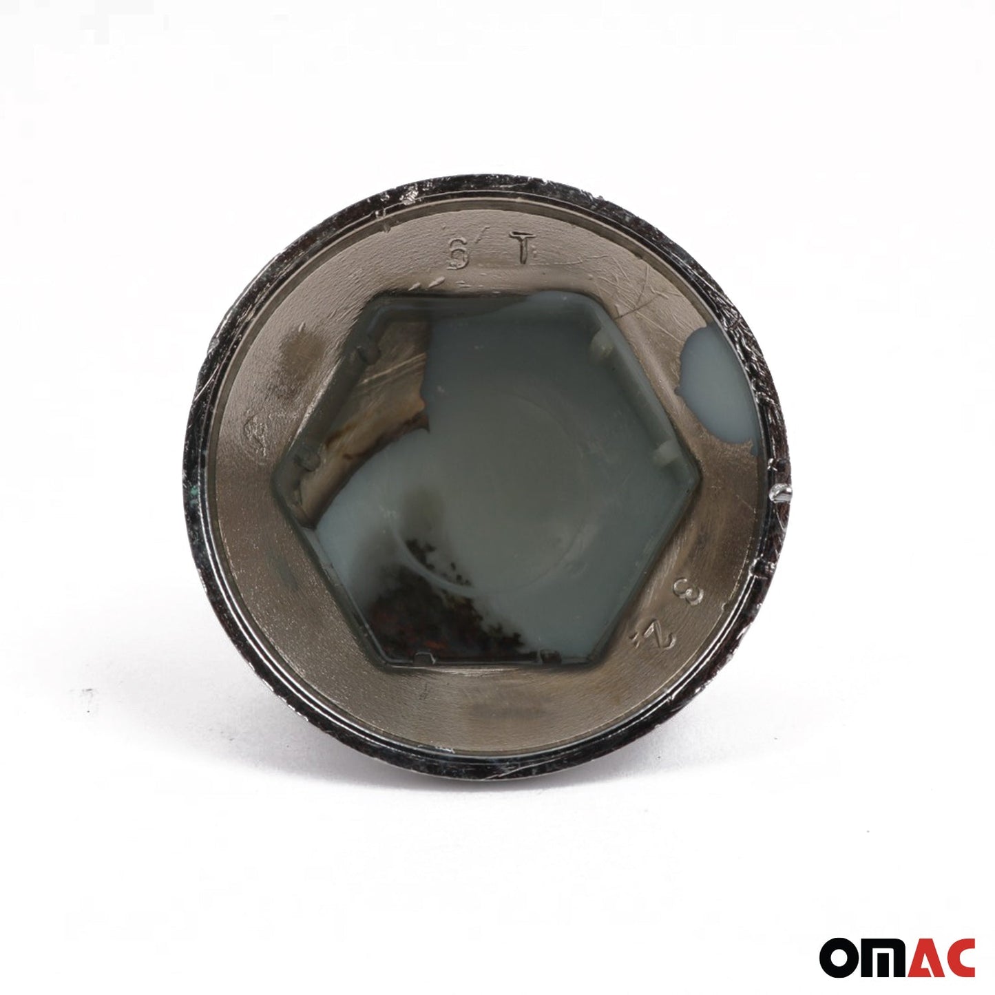 60x Glänzend Chrom Radmutterkappen Schutz Ø33mm für hohe Schrauben / LKW