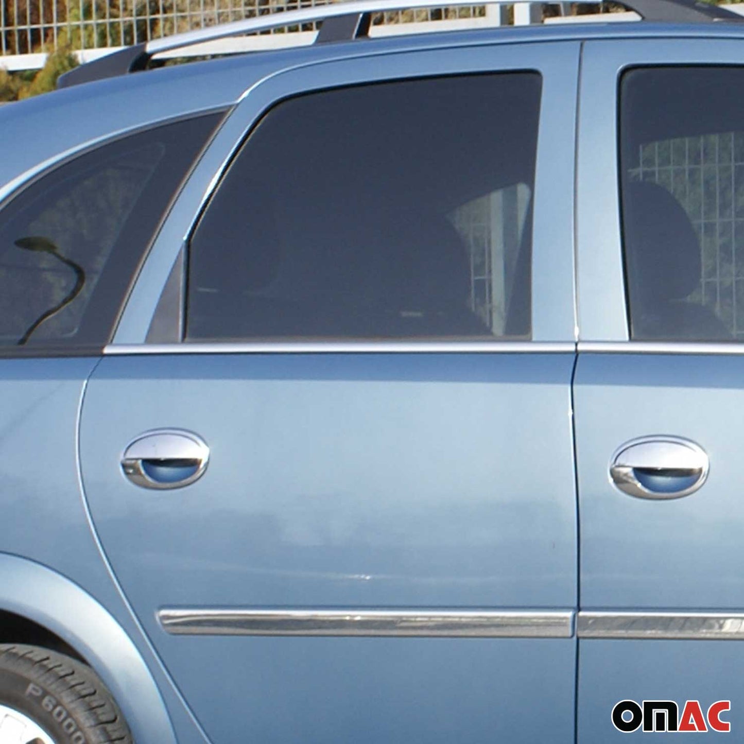 Fensterleisten Zierleisten für Opel Meriva 2002-2010 Edelstahl Chrom 4tlg