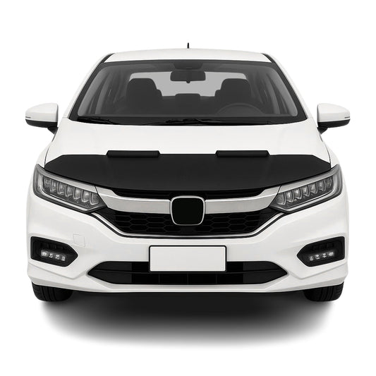 Haubenbra Steinschlagschutz Bonnet Bra für Honda City 2019-2025 Schwarz Halb