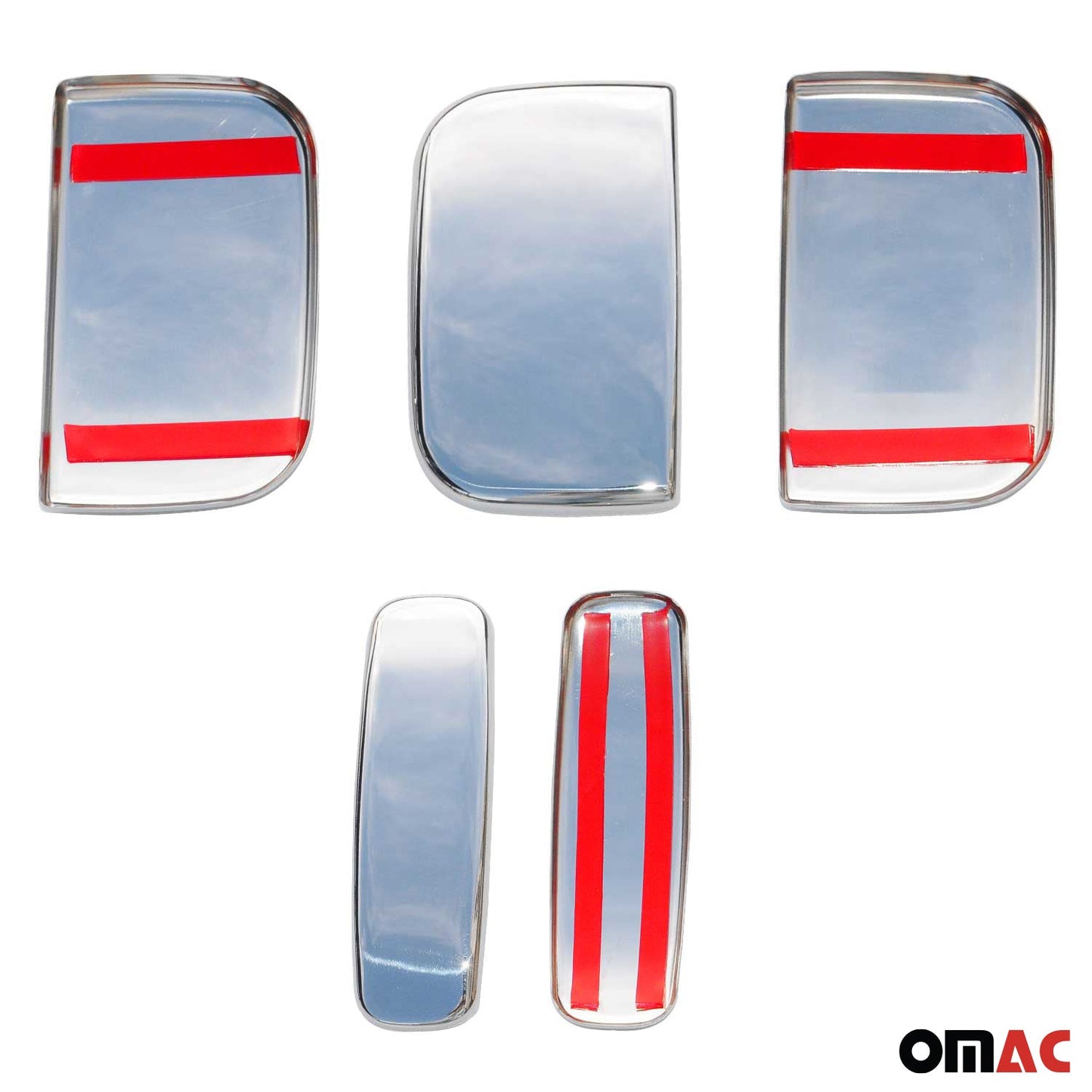 Türgriff Blende Türgriffkappen für Citroen Berlingo 1996-2008 5-Tür Edelstahl 5x