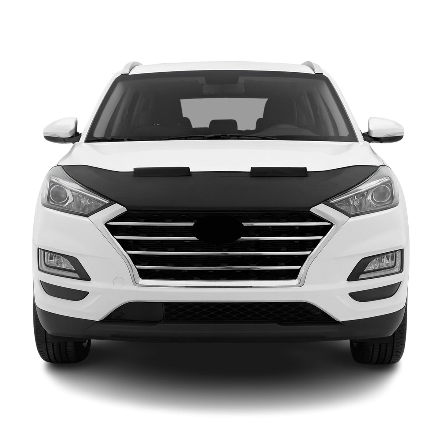 Protecție capotă auto pentru Hyundai Tucson 2015-2020, jumătate neagră