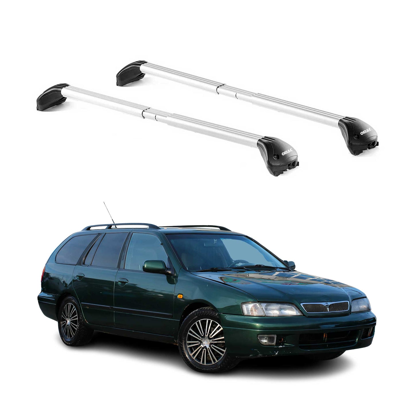 Dachträger für Nissan Primera Kombi P10 P11 P12 1990-2008 5 tür 100kg Silber 2x