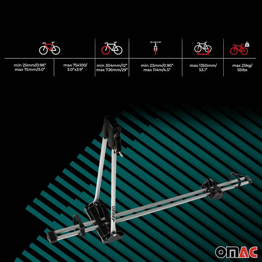 Farad Fahrradträger bis 25 kg M-Style Dachfahrradträger EBike FatBike