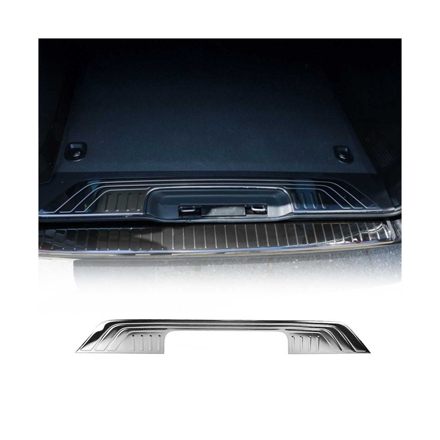 Protecție prag bară de protecție interioară pentru Mercedes Vito W447 2014-2025, crom închis
