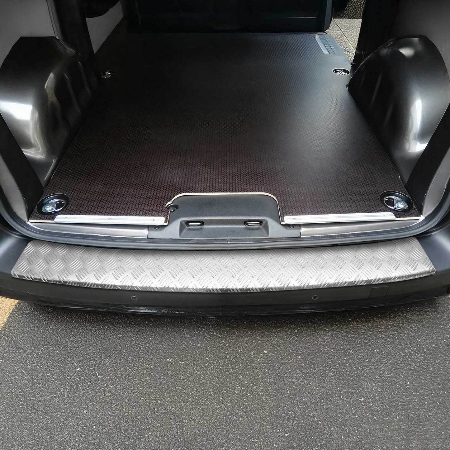 Protecție prag bară de protecție pentru Peugeot Expert 2017-2024 ampatament L1 L2, aluminiu