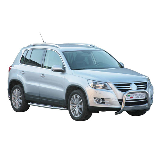 Frontbügel Frontschutzbügel für VW Tiguan 2007-2011 ø63mm Stahl Silber Schutz