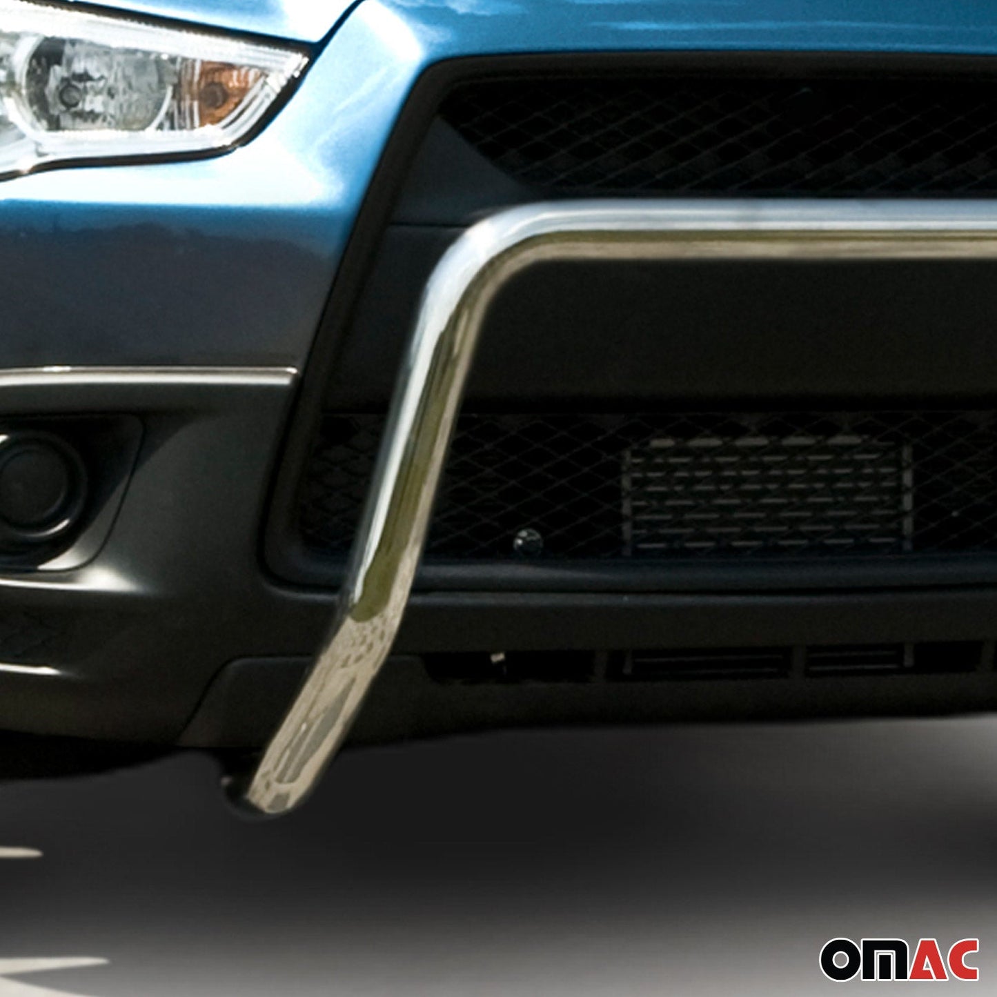 Bară de protecție/buton față pentru Mitsubishi ASX 2010-2013 cu ABE (omologare de tip germană) argintiu