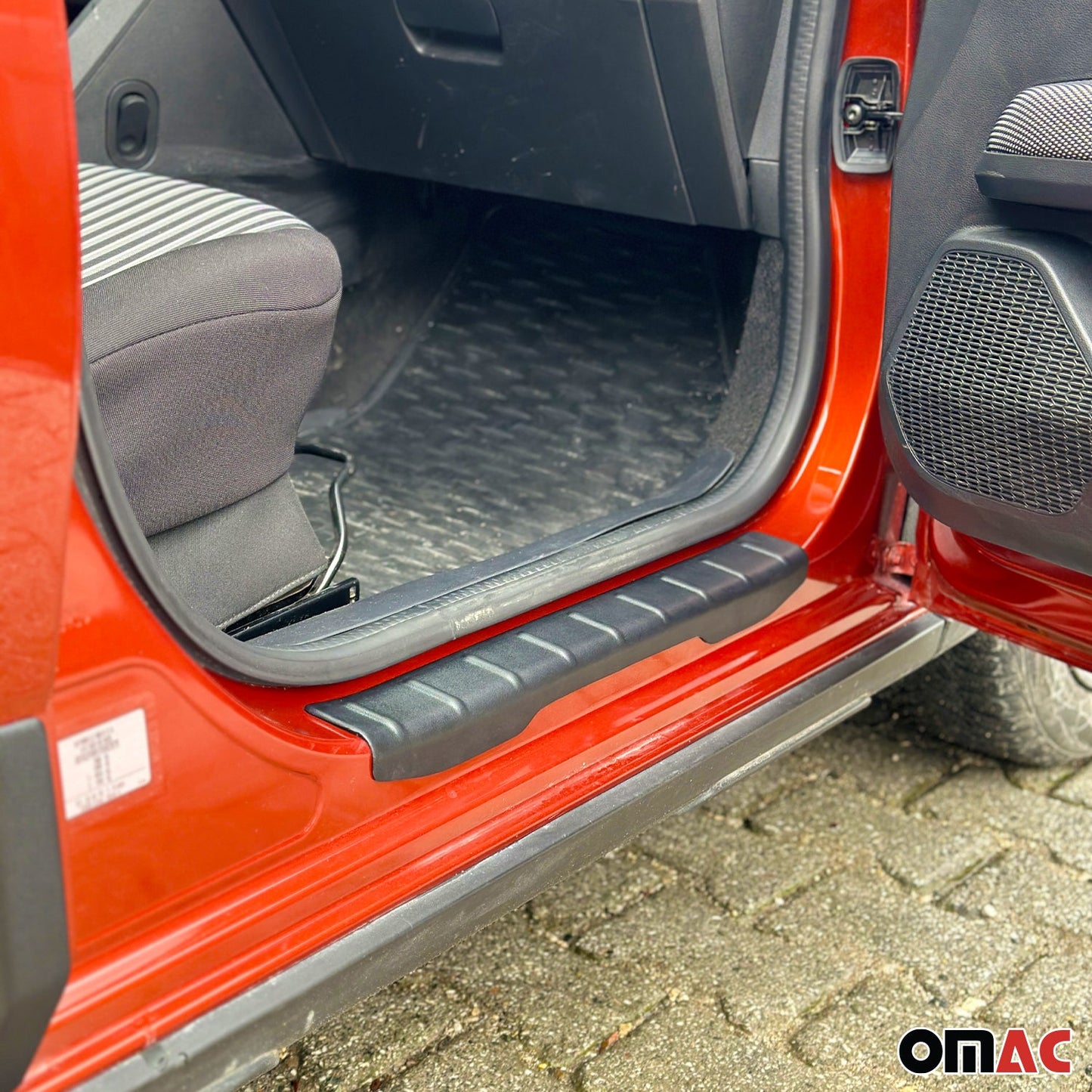 Einstiegsleisten Türschweller für Dacia Sandero 2021-2025 ABS Schwarz 4tlg