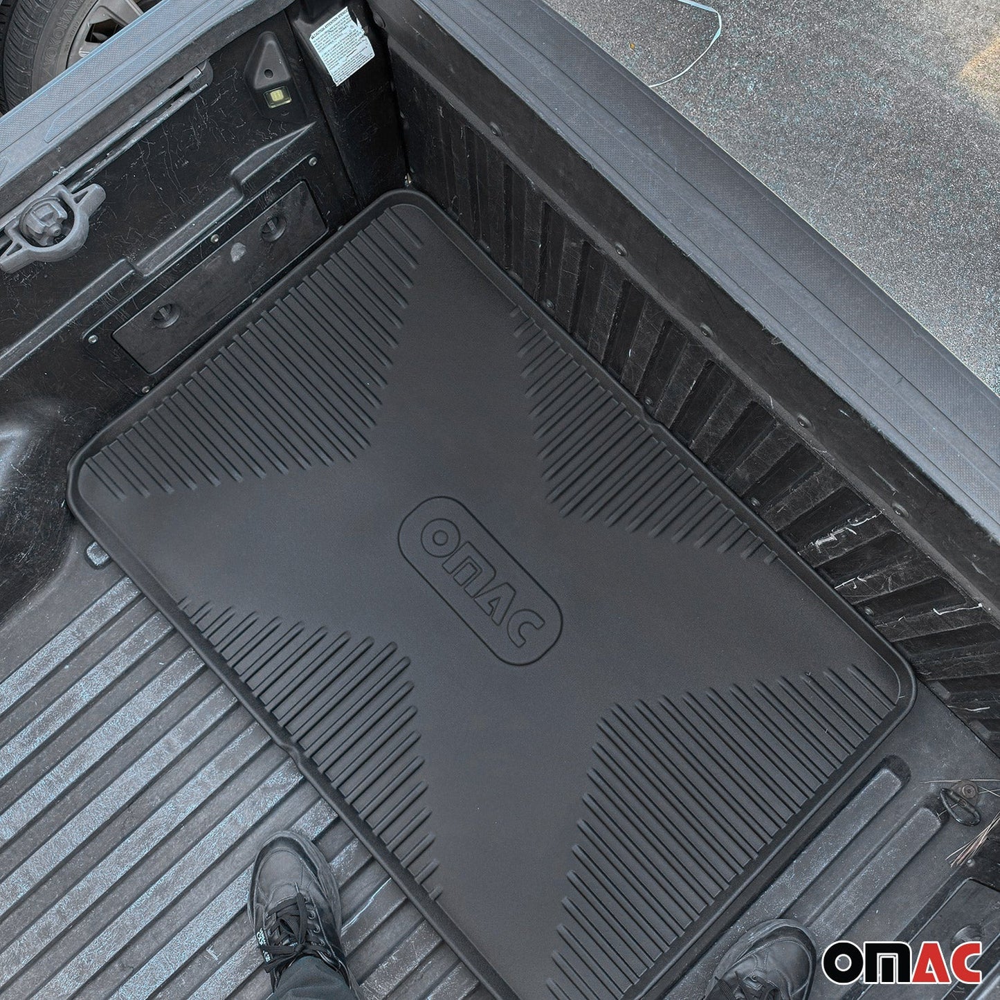 Protecție de cauciuc pentru portbagaj, tavă universală multifuncțională, neagră