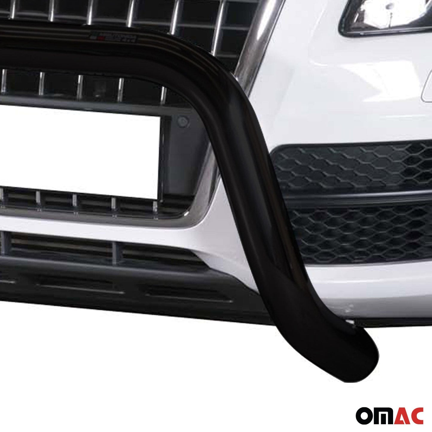 Bară de protecție/buton față pentru Audi Q5 2008-2015 ø76mm oțel negru protecție