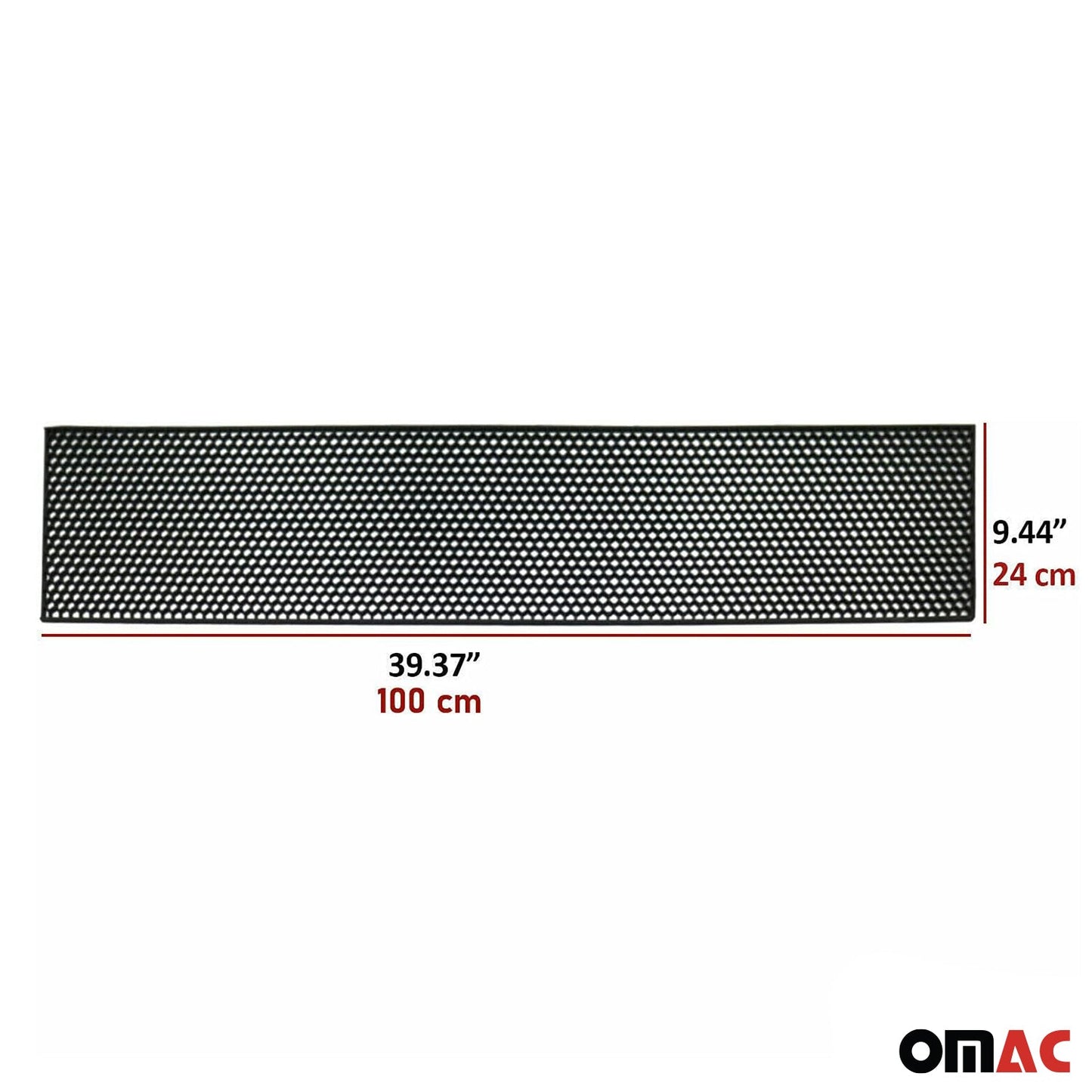 ABS Kunststoff Waben Gitter Fein 100x24cm Sport für Stoßstange Auto Grill