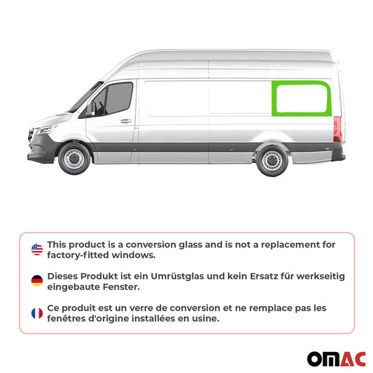Fensterscheibe für Mercedes Sprinter W906 2006-2018 Hintere linke Seite L3 L4