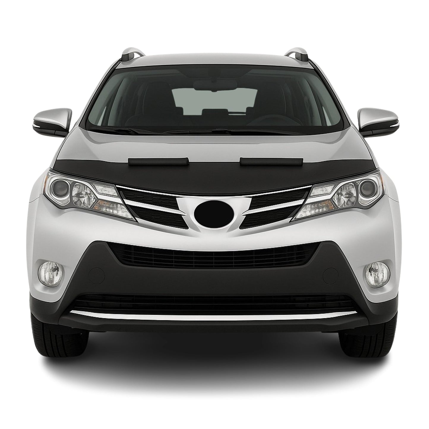 Haubenbra Steinschlagschutz Bonnet Bra für Toyota RAV4 2013-2015 Schwarz Halb