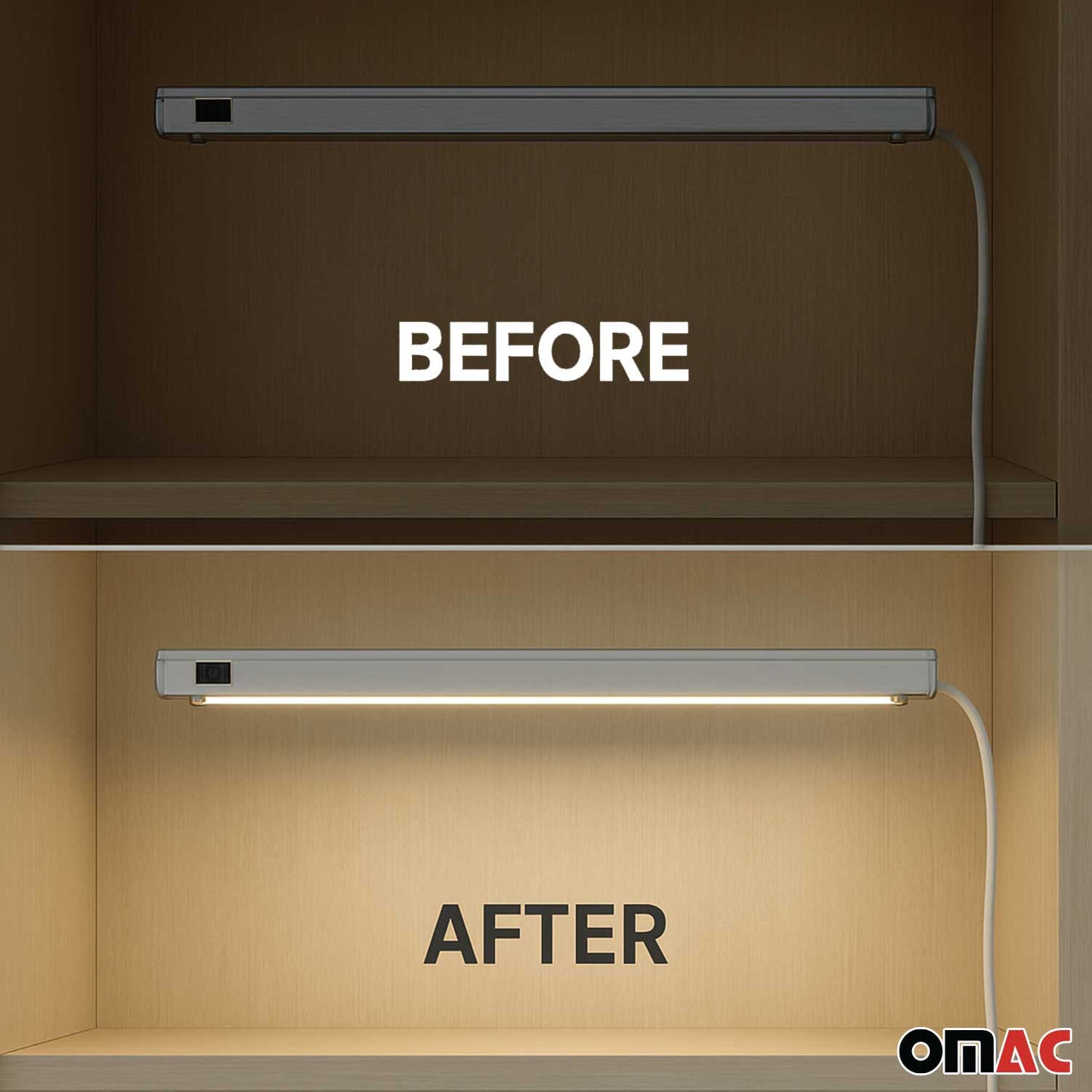 LED Unterbauleuchte Möbelleuchte Küchenleuchte 50 cm 6W A Energie