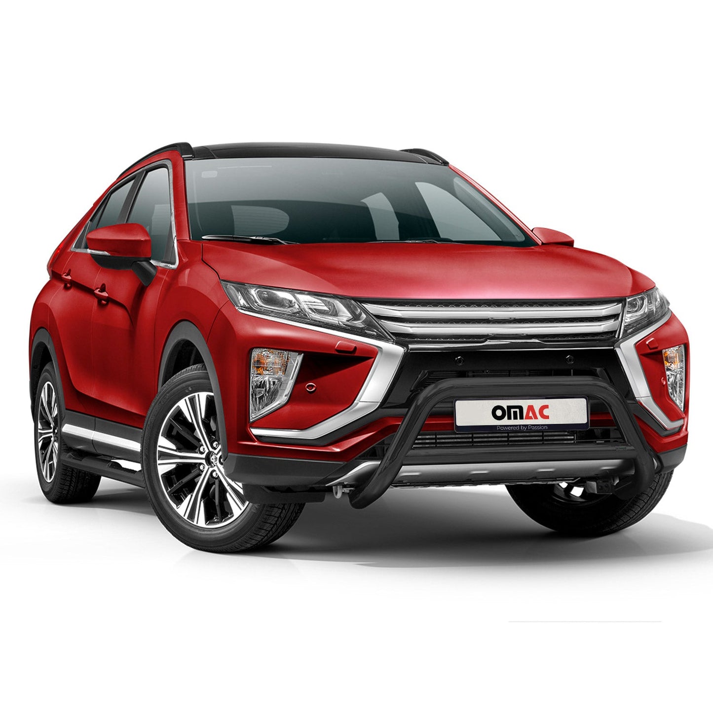 Bară de protecție/buton față pentru Mitsubishi Eclipse Cross 2017-2025, omologată ABE, neagră