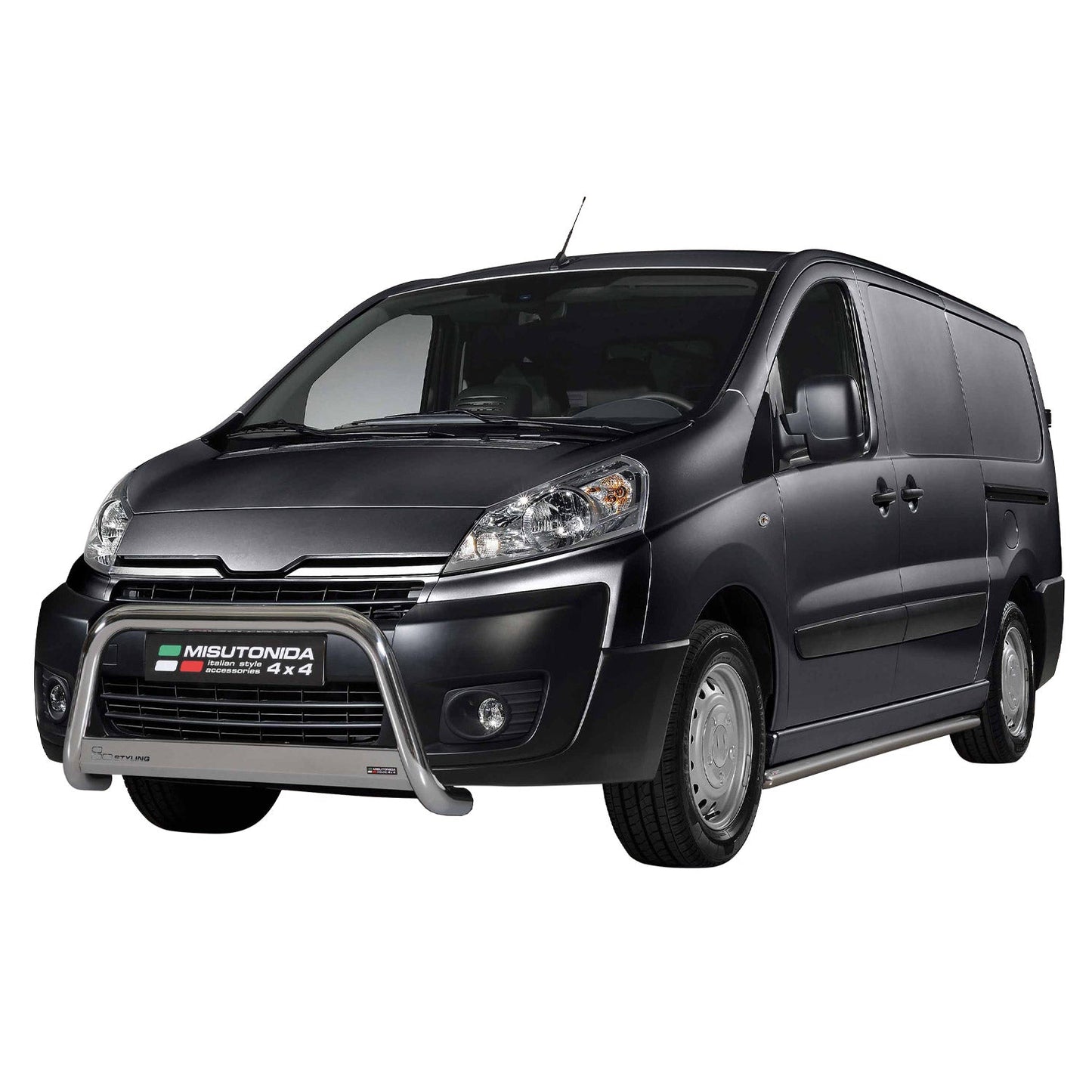 Bară de protecție/buton față pentru Toyota Proace 2013-2016, ø63mm, oțel, argintiu