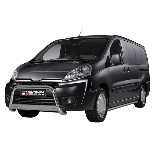 Bară de protecție/buton față pentru Toyota Proace 2013-2016, ø63mm, oțel, argintiu