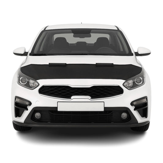 Haubenbra Steinschlagschutz für Kia Cerato Limo 2019-25 Schwarz Halb