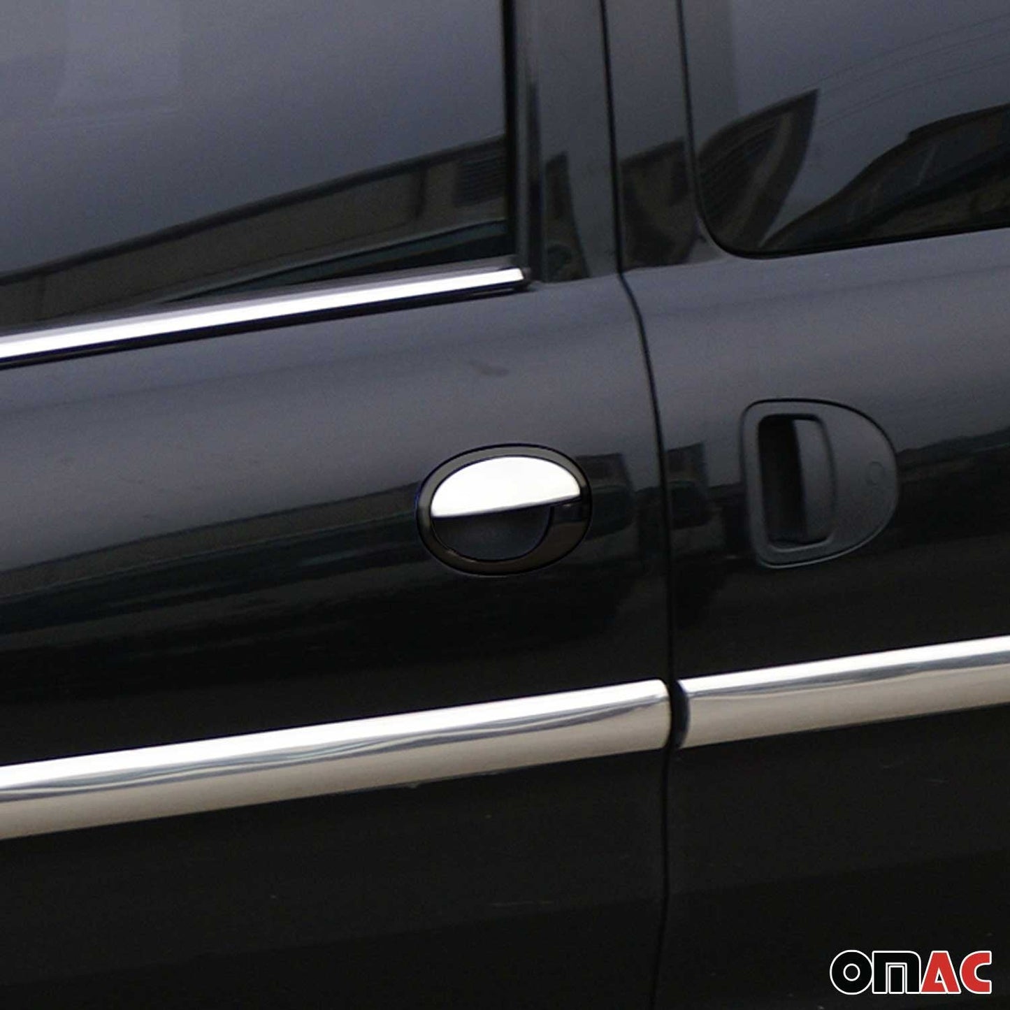 Türgriff Blende Türgriffkappen für Opel Combo C 2001-2013 Edelstahl Silber 2tlg