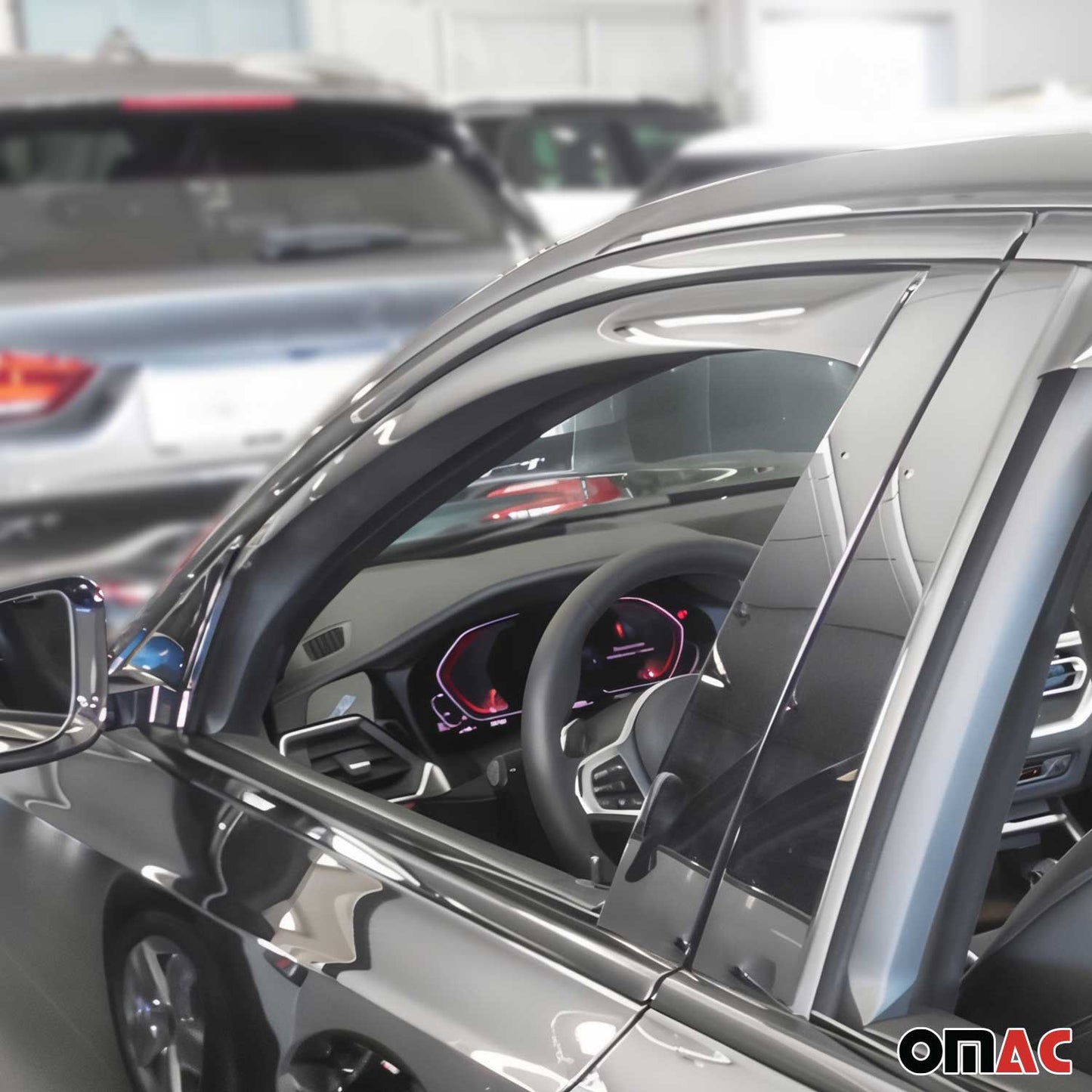 Windabweiser Regenabweiser für BMW 3er Limo G20 Touring G21 2019-2025 Vorne 2x