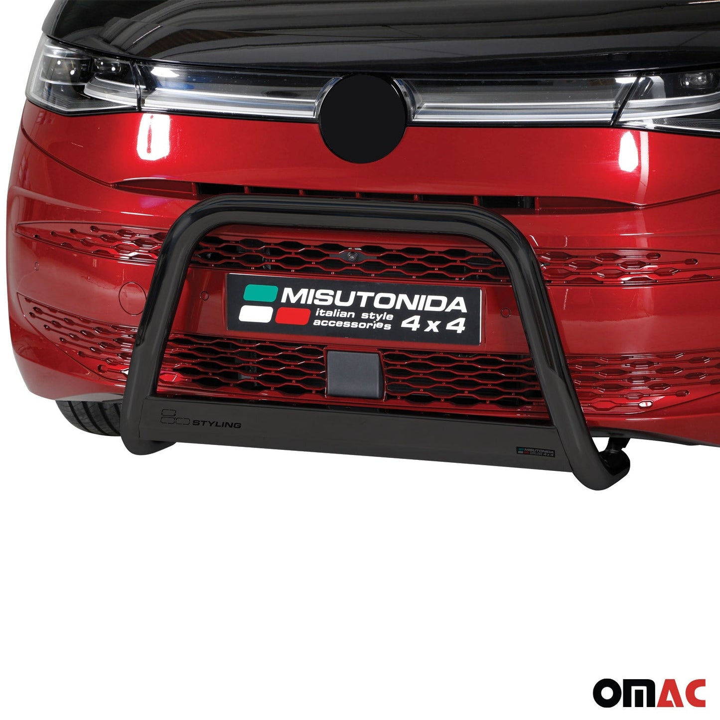 Frontbügel Frontschutzbügel für VW Multivan T7 2022-2025 ø63mm Stahl Schwarz