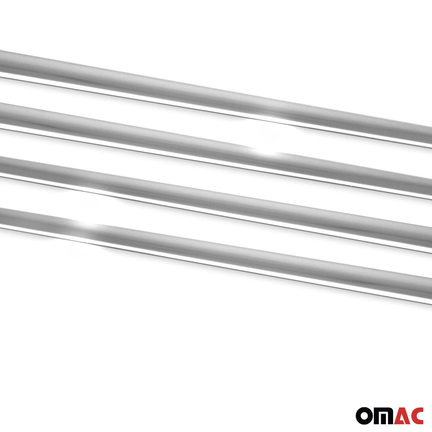 Benzi decorative pentru geamuri Suzuki SX4 2013-2025, oțel inoxidabil cromat, 4 bucăți