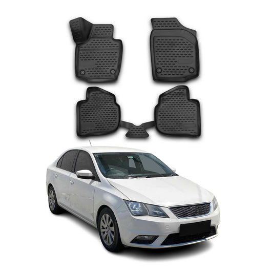 2012-2019 Seat Toledo Fußmatten TPE Schwarz 4 tlg