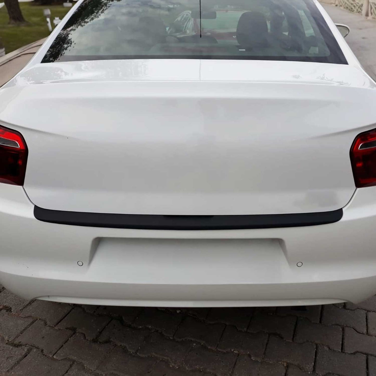 Ladekantenschutz Stoßstangenschutz für Citroen C-Elysee 2012-2024 ABS Schwarz