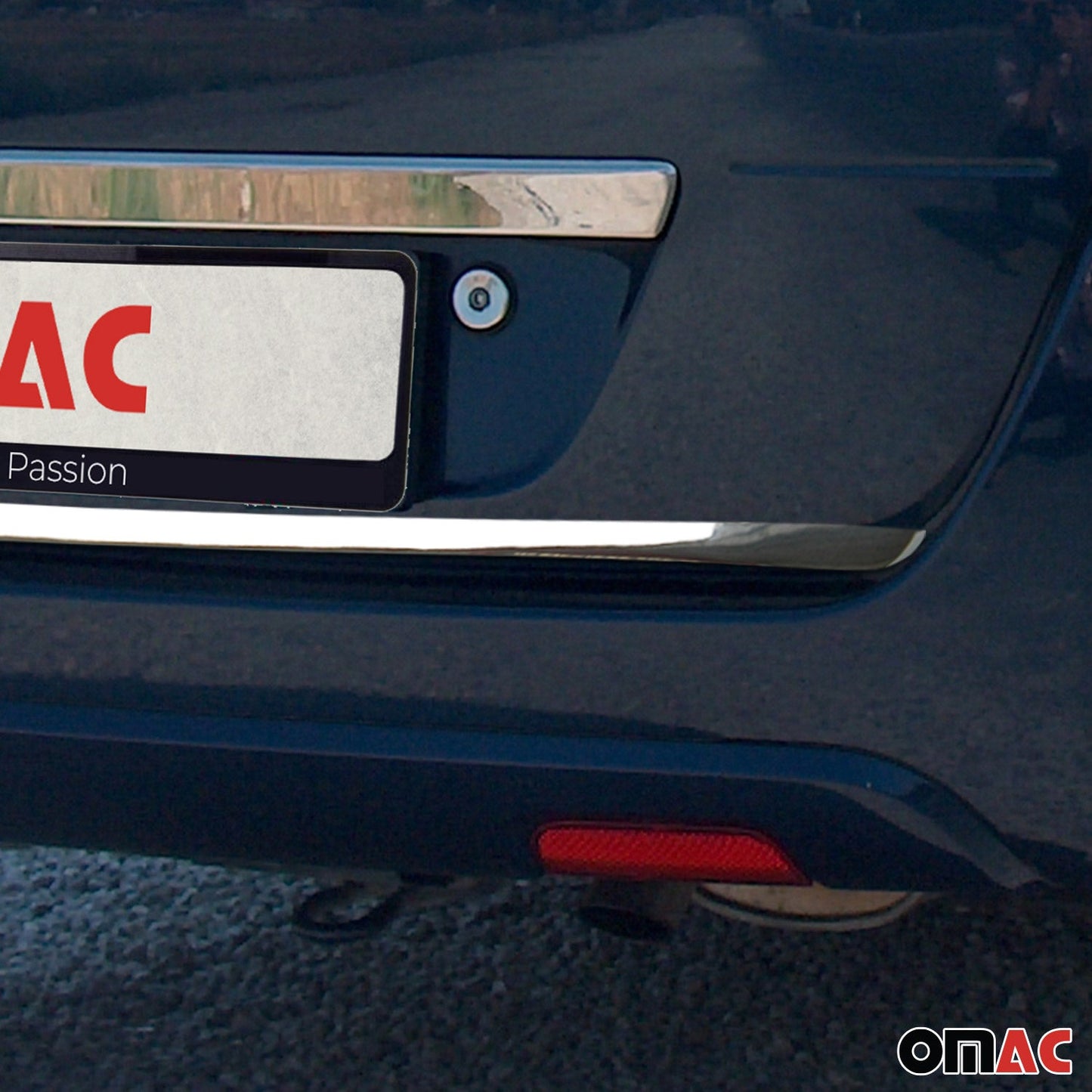 Bandă decorativă portbagaj, bandă decorativă spate pentru Citroen C4 Picasso 2013-2018, oțel inoxidabil cromat