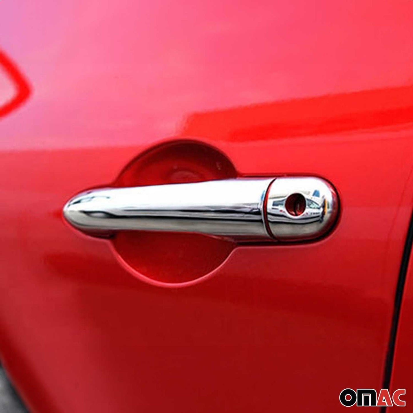 Ornamente mâner ușă, capace mâner ușă pentru Renault Clio 2012-2019 2 uși, oțel inoxidabil, 4x