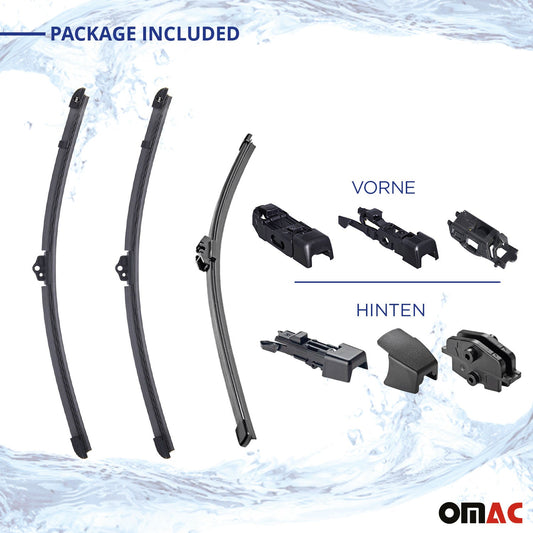 Set lame ștergătoare de parbriz față și spate BMW Seria 2 Gran Tourer SWF 2014-2025