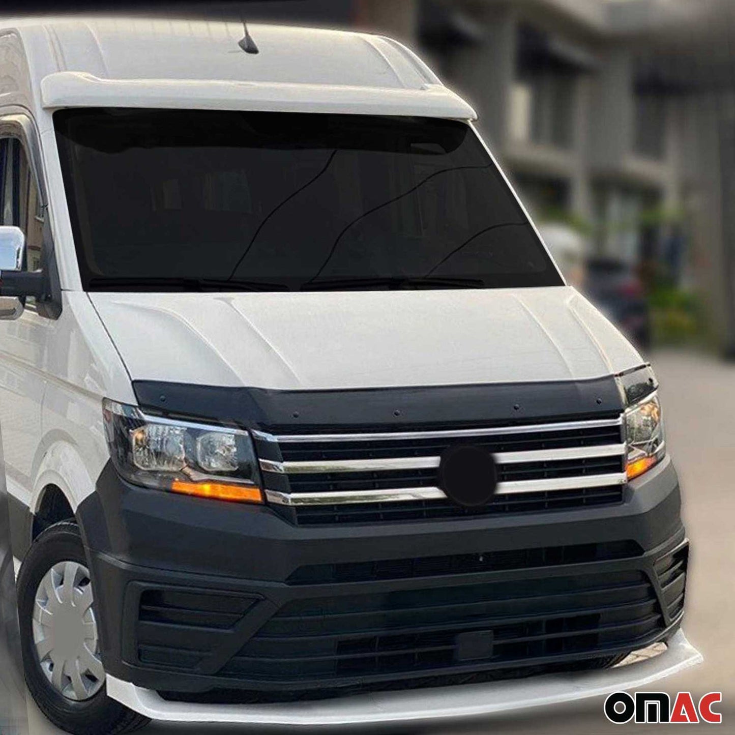 Frontspoiler Lippe Stoßstange Splitter für VW Crafter 2017-2025 weiss