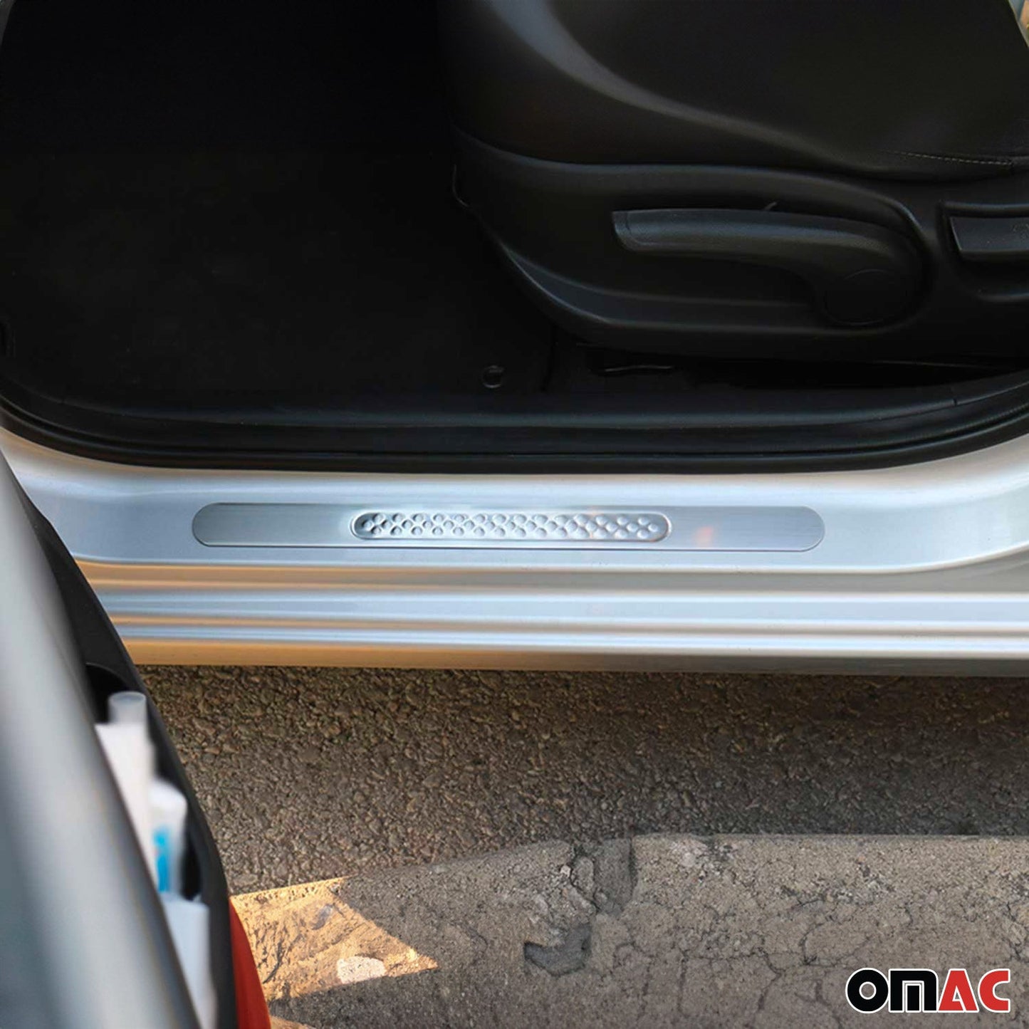 Ornamente prag uși pentru Opel Frontera OV24 2024-2025, oțel inoxidabil, argintiu