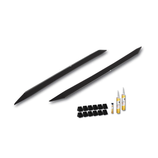 RDX Seitenschweller für Opel Corsa C 2000-2006 ABS Schwarz glänzend