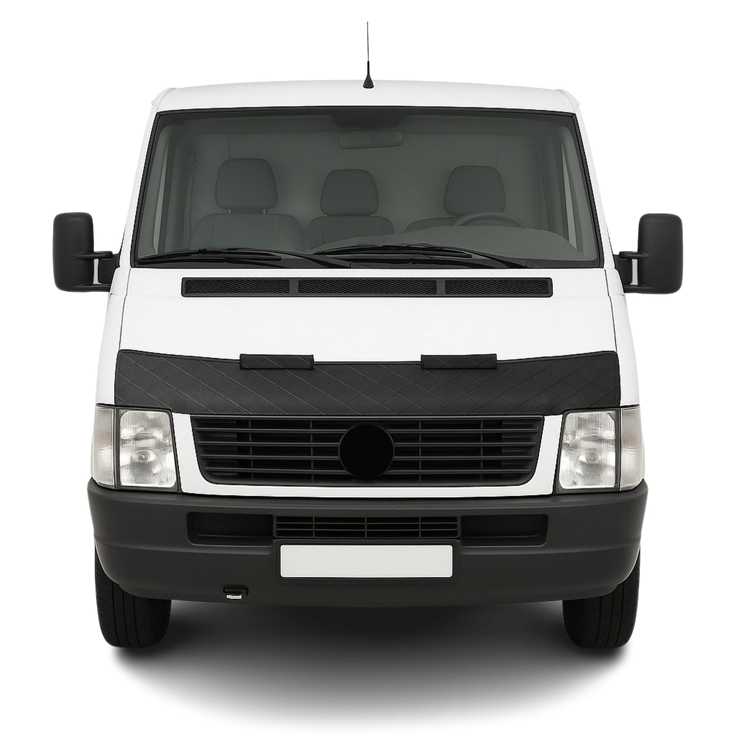 Haubenbra Steinschlagschutz Bonnet Bra für VW Volt / LT 1998-2006 Schwarz Halb