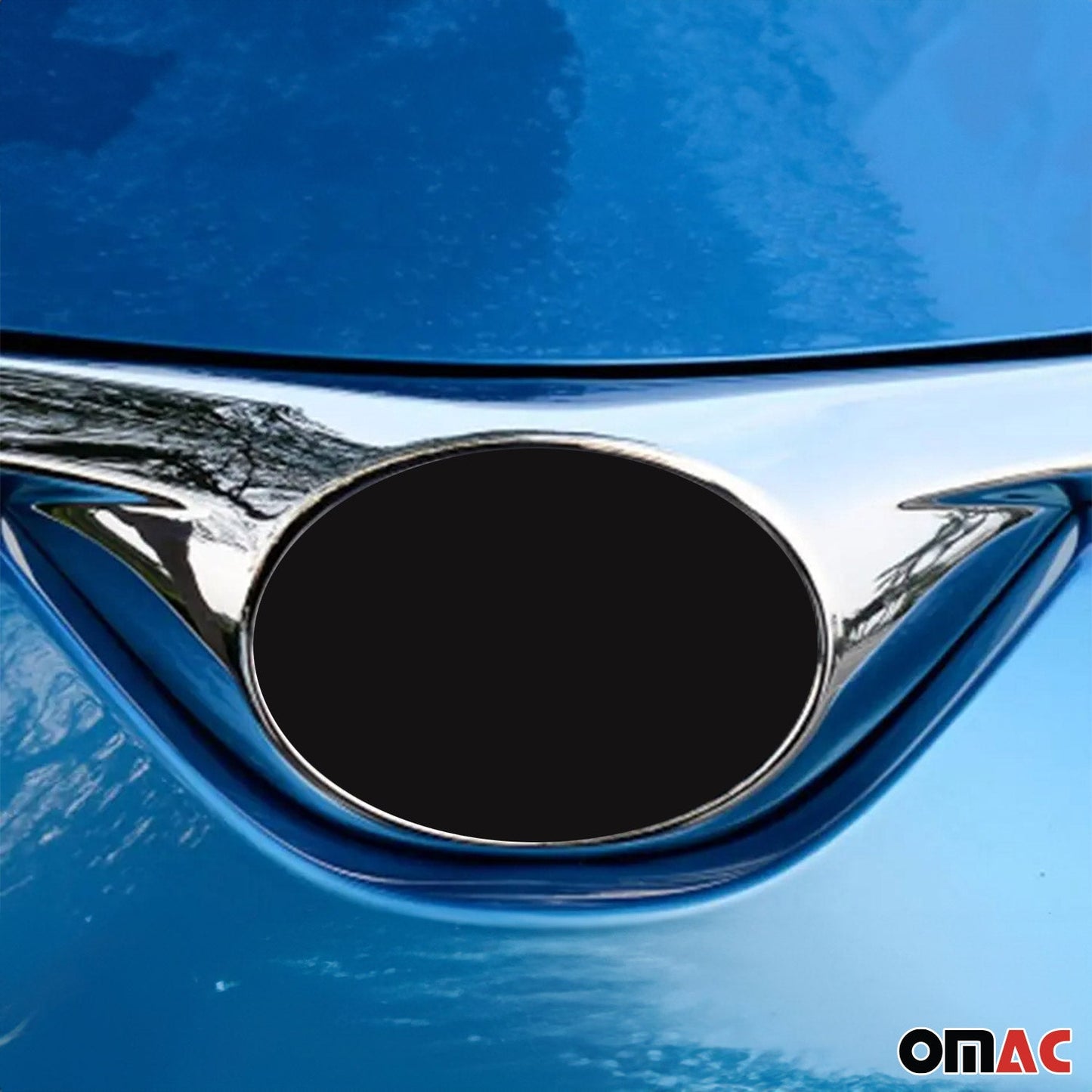 Kühlergrill Leisten Grillleisten für Toyota RAV4 2018-2025 Chrom ABS Silber 1tlg