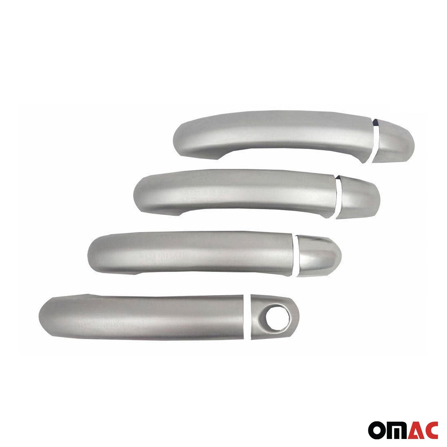 Türgriff Blende Türgriffkappen für VW Touareg 2003-2010 Edelstahl Silber 8tlg