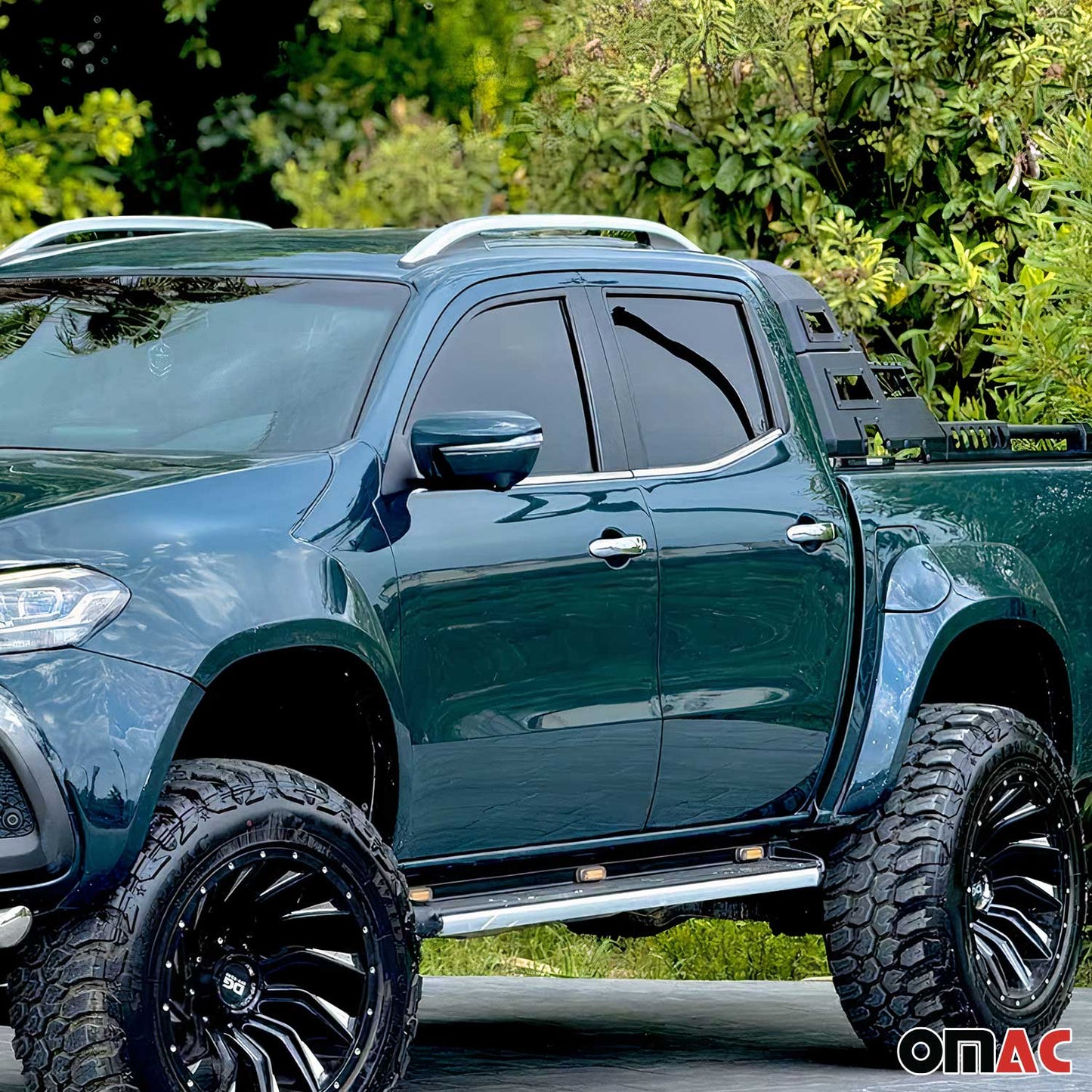 Fensterleisten Zierleisten für Mercedes X Klasse 2017-2020 Edelstahl Chrom 4tlg