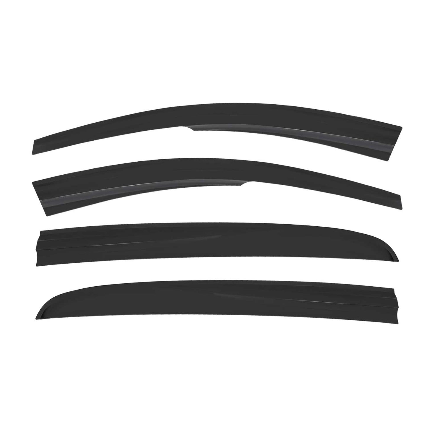 4x Deflectoare de vânt, deflectoare de ploaie pentru Opel Astra H 2004-2010, acrilice, închise la culoare