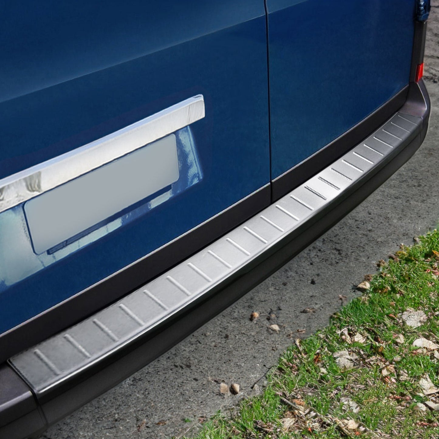 Ladekantenschutz Stoßstangenschutz für VW Crafter 2017-2025 Edelstahl Gebürstet