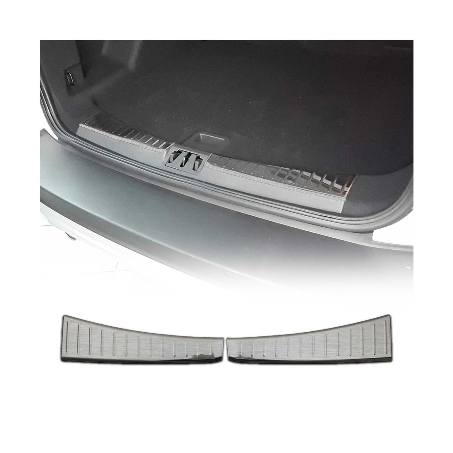 Protecție prag bară de protecție interioară pentru Ford Kuga 2017-2020, oțel inoxidabil periat