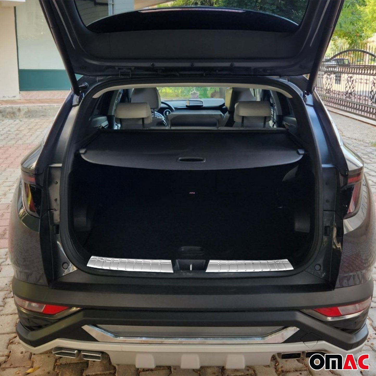 Protecție prag bară de protecție interioară pentru Hyundai Tucson 2021-2025, oțel inoxidabil, set 2 piese