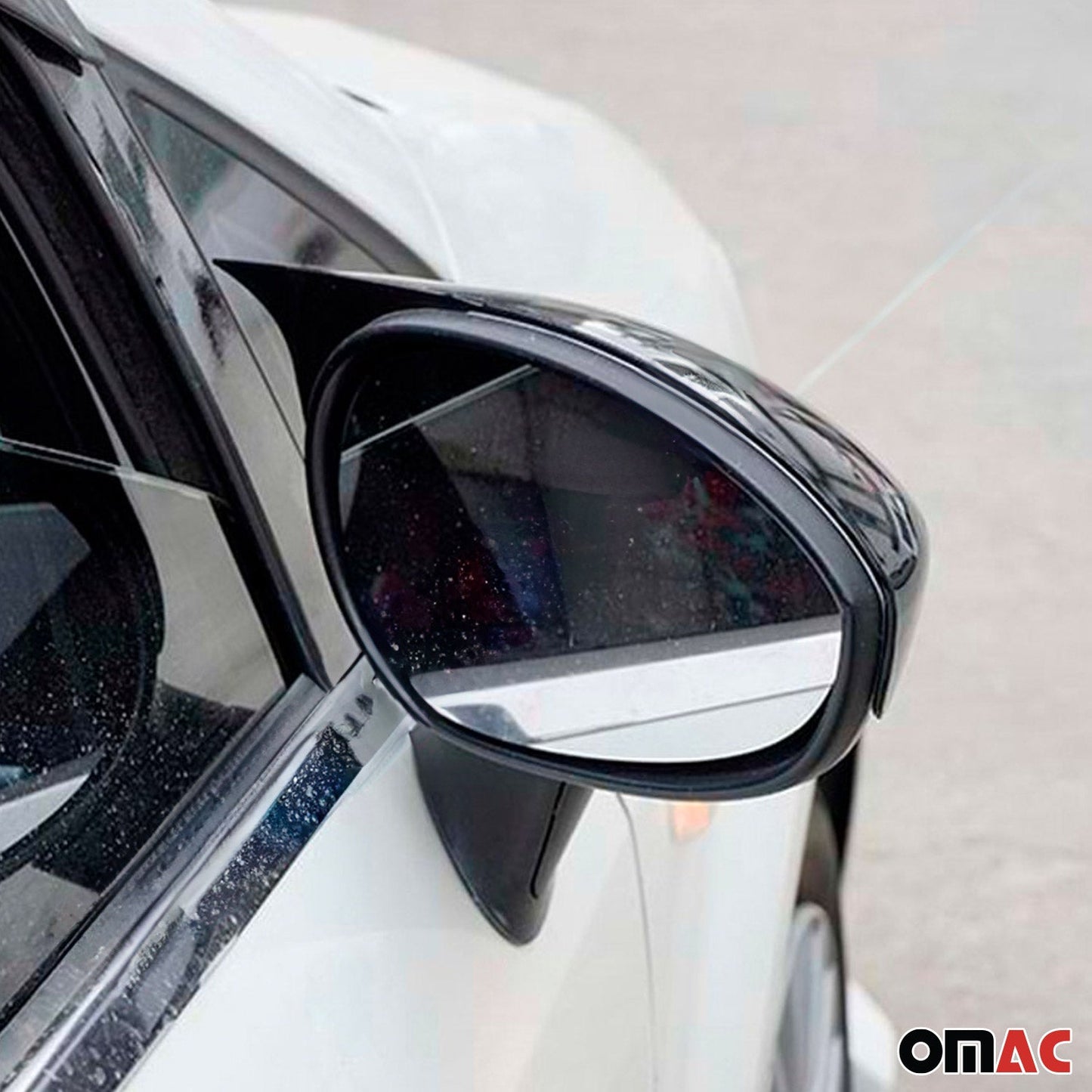 Spiegelkappen Spiegelabdeckung für Fiat Punto 2012-2018 ABS Schwarz Glanz 2tlg