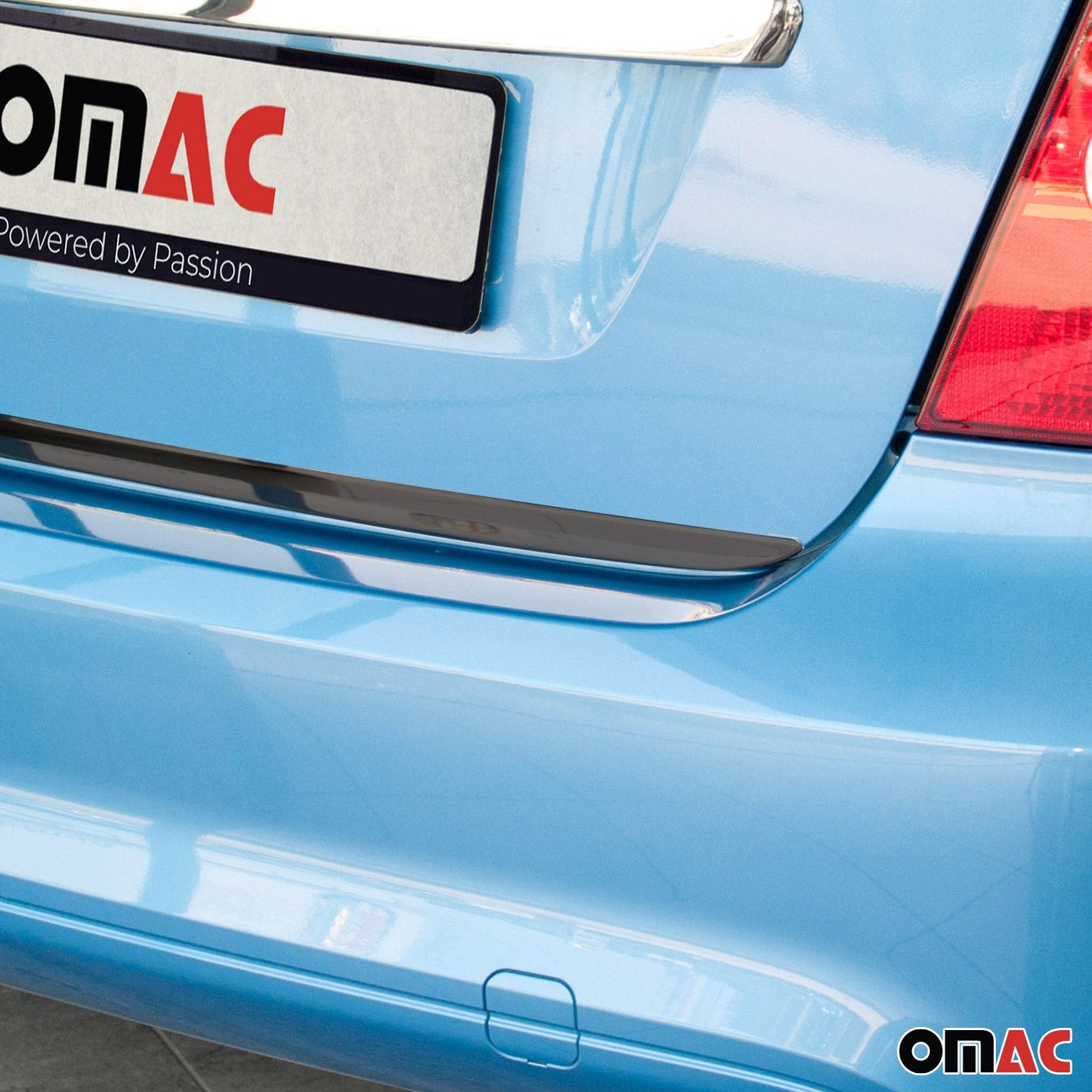 Heckleiste Zierleiste für Ford Focus III Limo 2010-2015 Dark Edelstahl Chrom