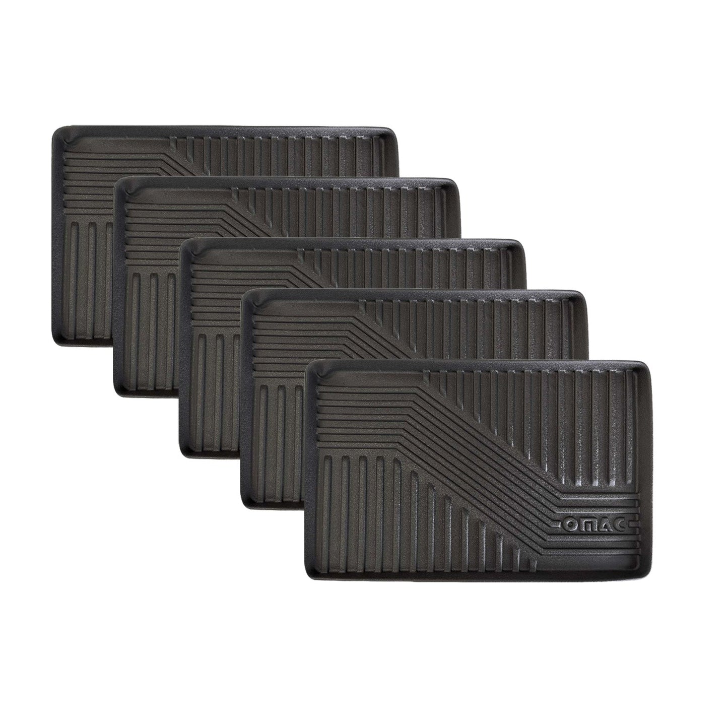 5x OMAC Schuhmatte Sauberlaufmatte Abtropfschale Napfunterlage 58x38cm Unterlage