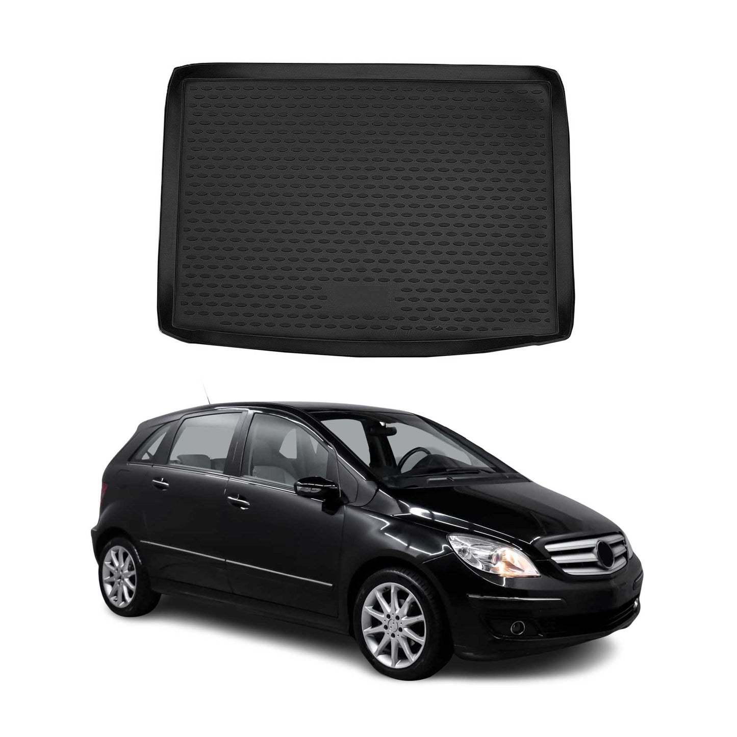 Kofferraummatte Kofferraumwanne für Mercedes B Klasse W245 2005-2011 Gummi TPE