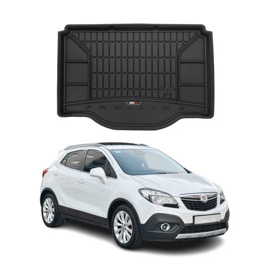 OMAC Gummi Kofferraumwanne für Opel Mokka 2012-2019 TPE Laderaumwanne Schwarz