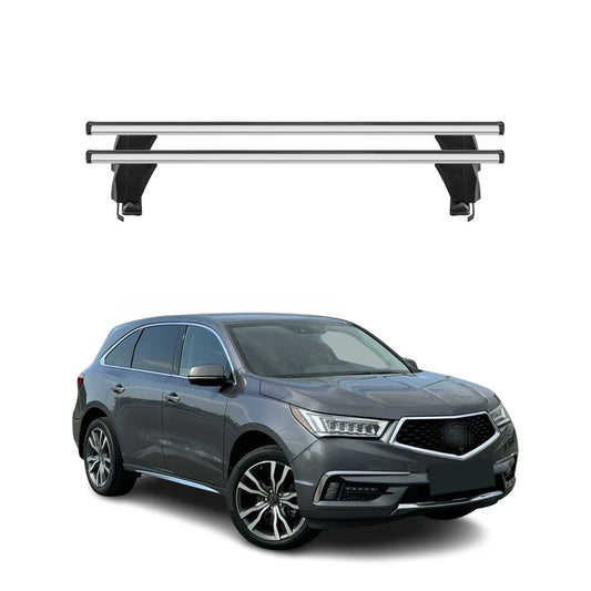 Menabo Dachträger Grundtäger für Acura MDX 2014-2020 50kg Aluminium Silber 2 tlg